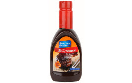 American Garden BBQ Sauce Hickory Smoky Flavor  Plastic Bottle  510 grams